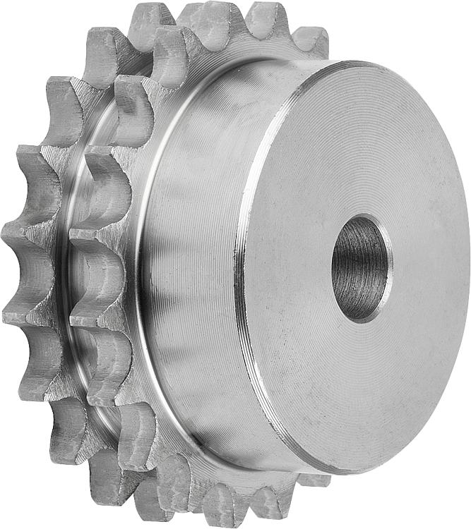 Sprockets, double 5/8" x 3/8" DIN ISO 606